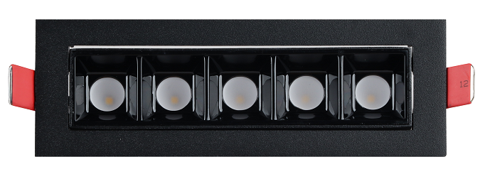 자스민 멀티5구 매입LED 간접등조명 /블랙,화이트 회전형